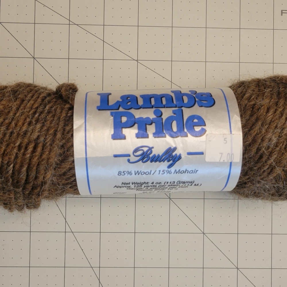 Lamb's Pride Bulky Yarn in Brown